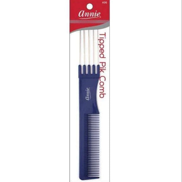 ANNIE TIPPED PIK COMB - Han's Beauty Supply