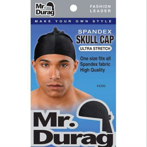 MR. DURAG SPANDEX SKULL CAP - Han's Beauty Supply