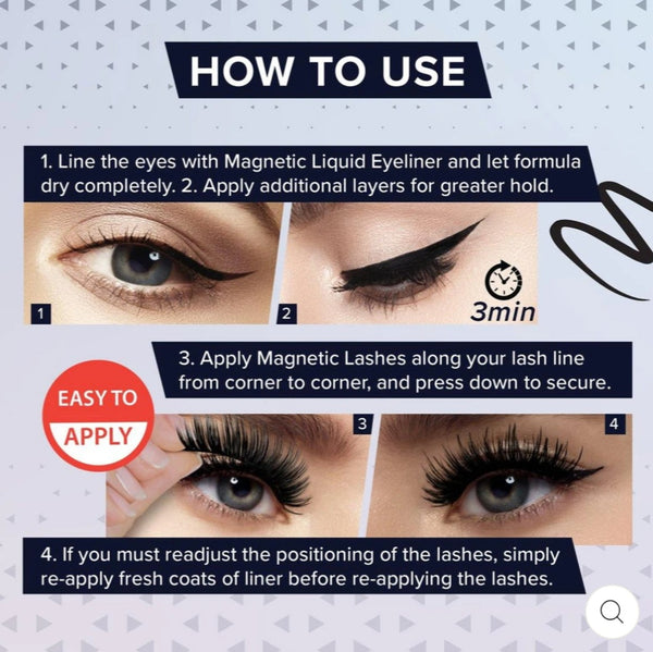 ABSOLUTE NY MAGNETIC LASH & LINER SET (IN A TRANCE) - Han's Beauty Supply