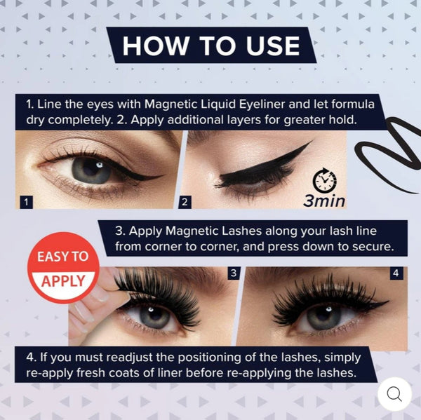 ABSOLUTE NY MAGNETIC LASH & LINER SET (SUBLIME BEAUTY) - Han's Beauty Supply