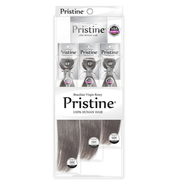 PRISTINE 10A BRAZILIAN VIRGIN REMY 3PCS (Straight) - Han's Beauty Supply