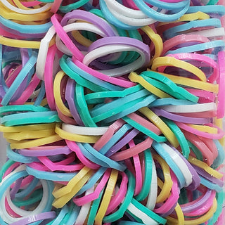 ASSORTED COLOR RUBBER BAND (500 Count) - Han's Beauty Supply