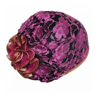 BT MESH LACE FLOWER CAP - Han's Beauty Supply