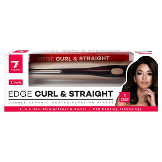 TYCHE EDGE CURL & STRAIGHT 2-in-1 FLAT IRON (1