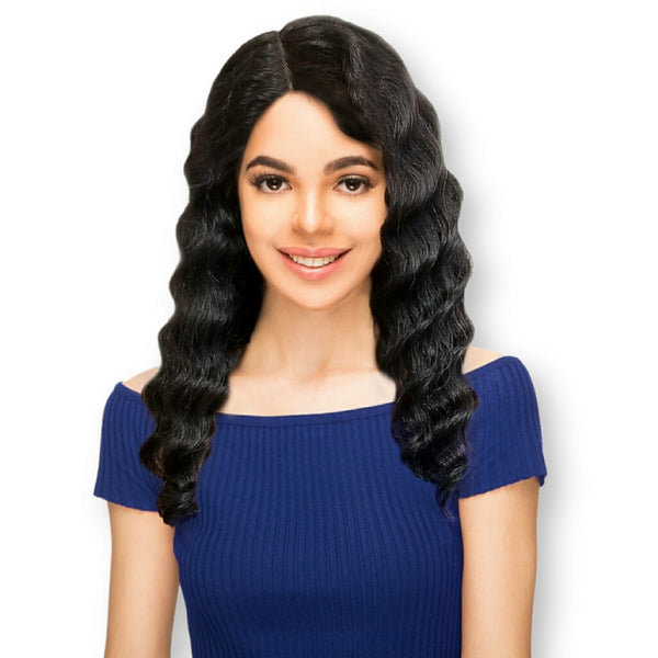 INDU GOLD HUMAN HAIR LACE WIG (Style: NEON) - Han's Beauty Supply