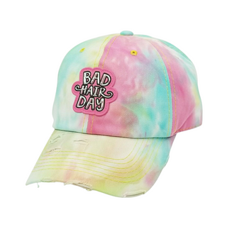 PIT BULL BAD HAIR PATCH TIE DYE COTTON DAD HAT - Han's Beauty Supply