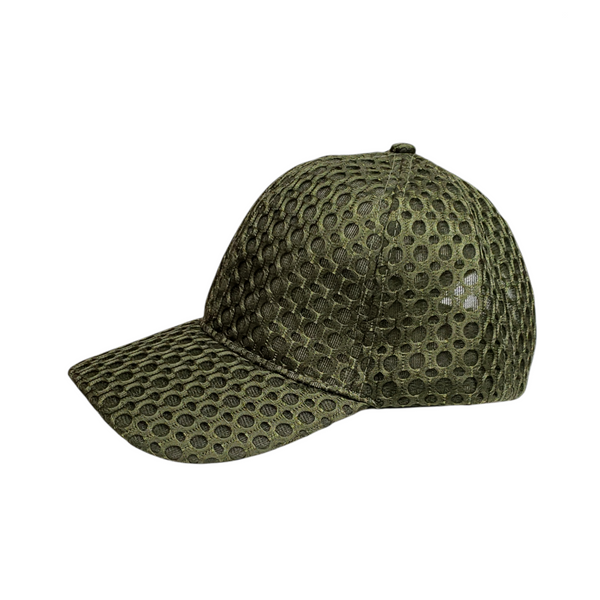 AIR MESH BASEBALL CAP w/ VELCRO - Han's Beauty Supply