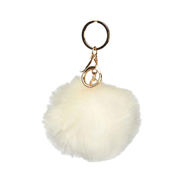 LARGE POM POM KEYCHAIN - Han's Beauty Supply