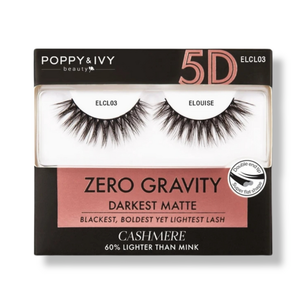 POPPY & IVY ZERO GRAVITY 5D CASHMERE LASHES (DARKEST MATTE) - Han's Beauty Supply