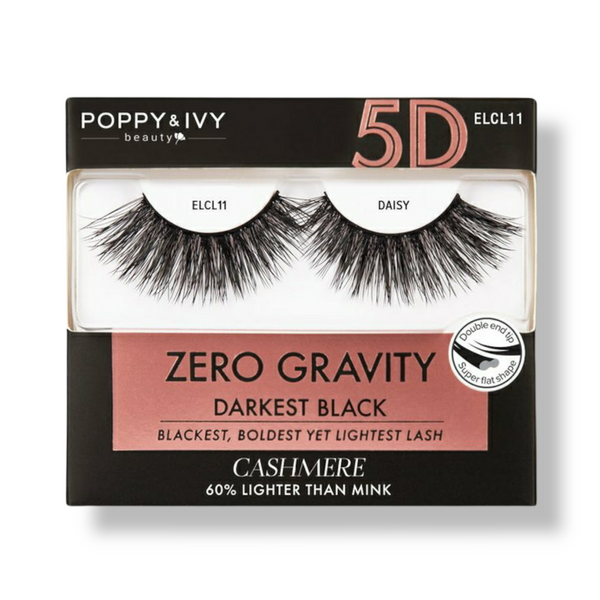 POPPY & IVY ZERO GRAVITY 5D CASHMERE LASHES (DARKEST MATTE) - Han's Beauty Supply