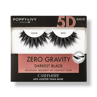 POPPY & IVY ZERO GRAVITY 5D CASHMERE LASHES (DARKEST MATTE) - Han's Beauty Supply