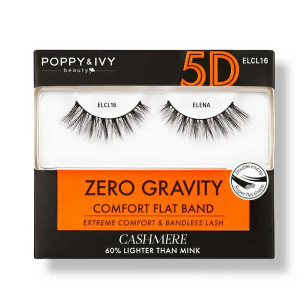 POPPY & IVY ZERO GRAVITY 5D CASHMERE LASHES (COMFORT FLAT BAND) - Han's Beauty Supply