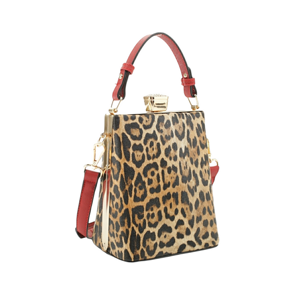 ISABELLE CROSSBODY SATCHEL (LEOPARD) - Han's Beauty Supply