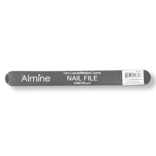 ALMINE NAIL FILE (100/180 Grit) - Han's Beauty Supply