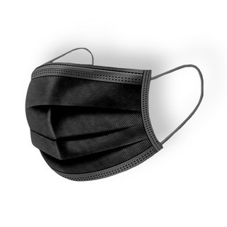 DISPOSABLE FACE MASK (BLACK) - Han's Beauty Supply