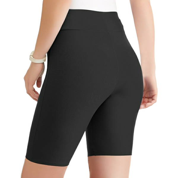 BEBE FASHION HIGH WAIST BIKER SHORTS - Han's Beauty Supply