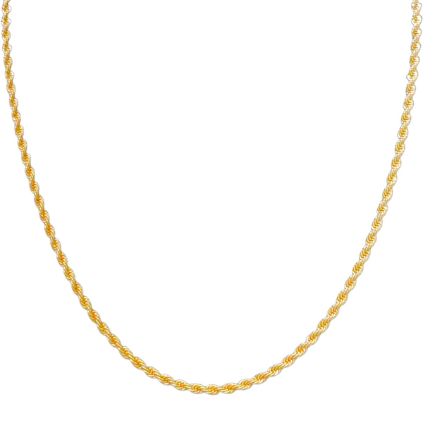 SEOUL STONE GOLD ROPE CHAIN (3mm) - Han's Beauty Supply