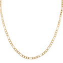 SEOUL STONE GOLD FIGARO CHAIN (4mm) - Han's Beauty Supply