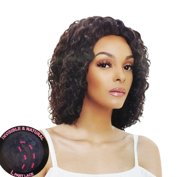 INDU GOLD HUMAN HAIR LACE WIG (Style: PINA) - Han's Beauty Supply