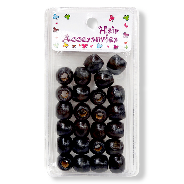 JACKIE WOODEN HAIR BEADS - Han's Beauty Supply