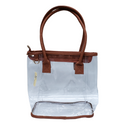 BEBE FASHION TOTE BAG (CLEAR) - Han's Beauty Supply