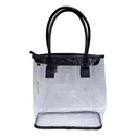 BEBE FASHION TOTE BAG (CLEAR) - Han's Beauty Supply