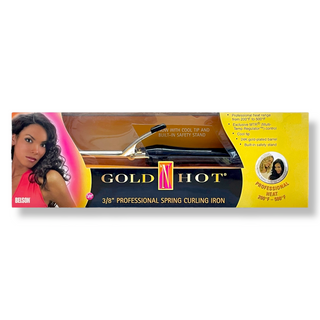 GOLD 'N HOT PROFESSIONAL SPRING CURLING IRON - Han's Beauty Supply