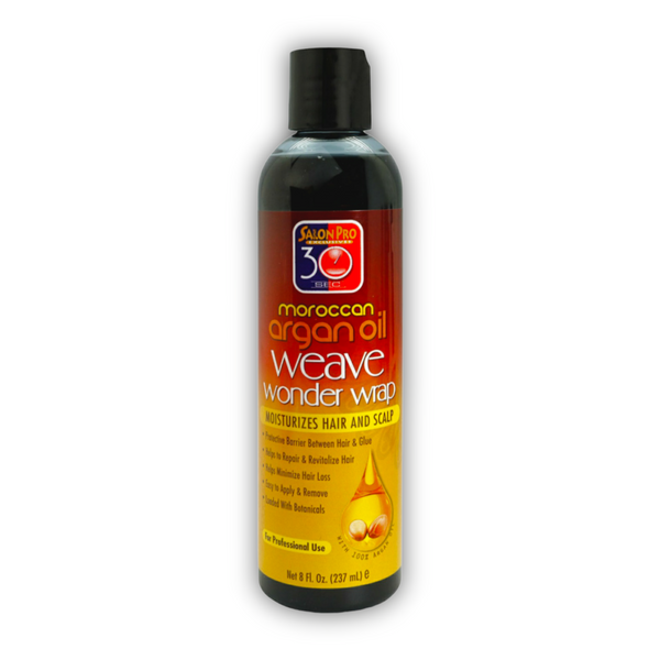 SALON PRO 30 SEC ARGAN OIL WEAVE WONDER WRAP (DARK) - Han's Beauty Supply