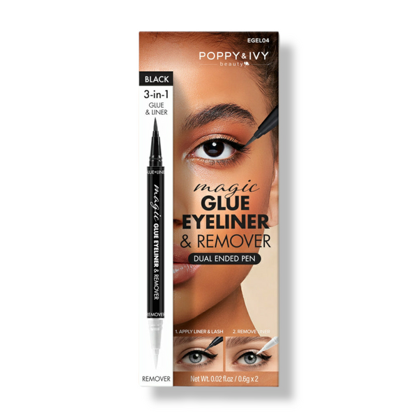 POPPY & IVY MAGIC GLUE EYELINER & REMOVER - Han's Beauty Supply