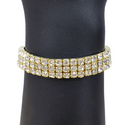 Christina CZ Stretch Bracelet (Gold)