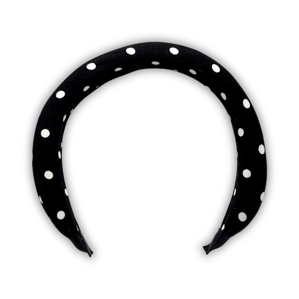 Crystal Collection Padded Polka Dot Headband