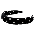 Crystal Collection Padded Polka Dot Headband