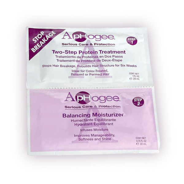ApHogee Two-Step Protein Treatment & Balancing Moisturizer Twin Packettes