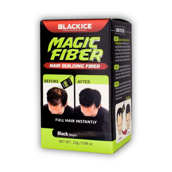 Black Ice Magic Fiber Hair Building Fiber (Black)