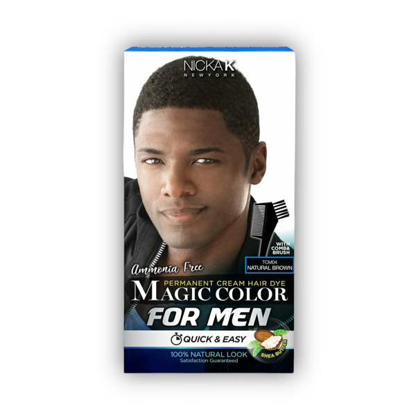 Nicka K Magic Color Permanent Cream Hair Dye for Men