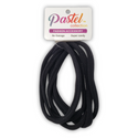 Pastel Collection Ponytail Holders (Black)