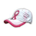 Pit Bull Pink Large Ribbon Baseball Cap