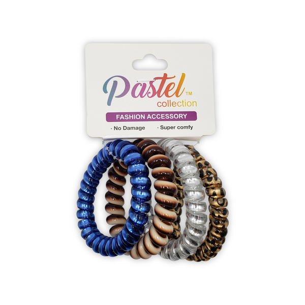 Pastel Collection Coil Hair Ties (#0576)