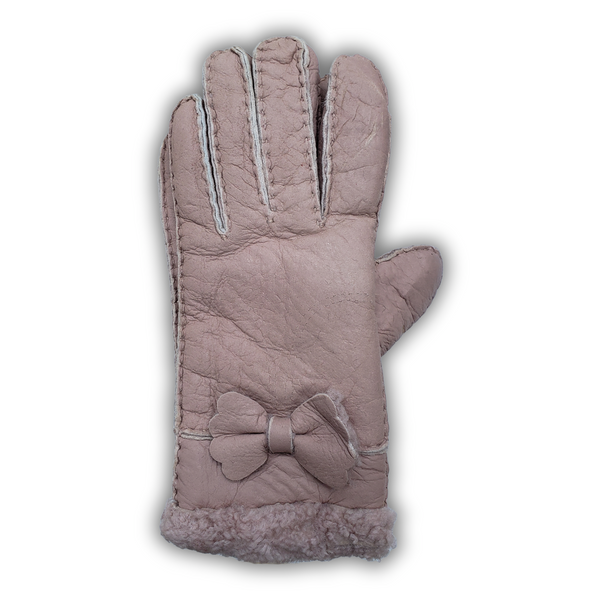 Insulated Faux Leather Winter Gloves