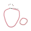 Kids Pearl Necklace Set