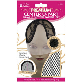 MS. REMI CENTER U-PART WEAVING CAP w/ INVISIBLE LACE - Han's Beauty Supply