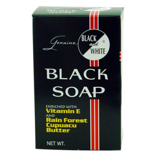 BLACK & WHITE BLACK SOAP - Han's Beauty Supply