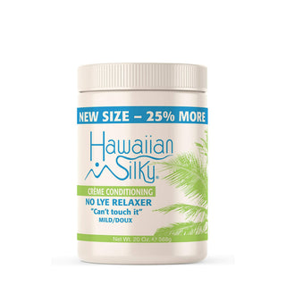HAWAIIAN SILKY CREME CONDITIONING NO-LYE RELAXER (20 oz.) - Han's Beauty Supply