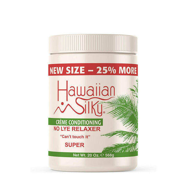 HAWAIIAN SILKY CREME CONDITIONING NO-LYE RELAXER (20 oz.) - Han's Beauty Supply