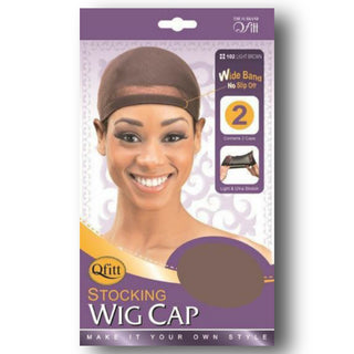 Q-FITT 2PC STOCKING WIG CAP - Han's Beauty Supply