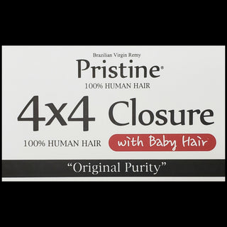 PRISTINE 4×4 LACE CLOSURE w/ BABY HAIR (Bohemian) - Han's Beauty Supply