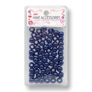 JOY LARGE ROUND PLASTIC HAIR BEADS (SMALL PACK) - Han's Beauty Supply