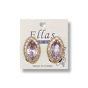 Ellas Marquise Cut Clip-On Earrings (Gold)