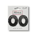 Nicole Oval Clip-On Earrings