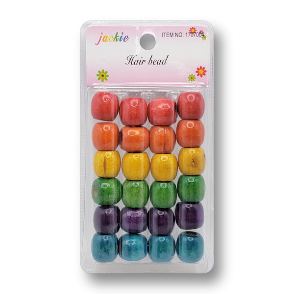 Jackie XL Wooden Barrel Beads